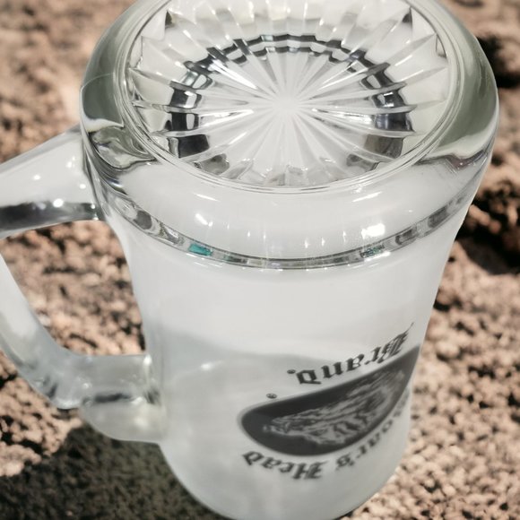 Rare Boar's Head Beer Mug – 24 oz Clear Glass Stein with Brand Logo - Picture 4 of 7